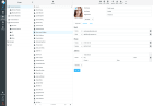 Extensible contact management form