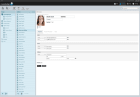 Extensible contact management form